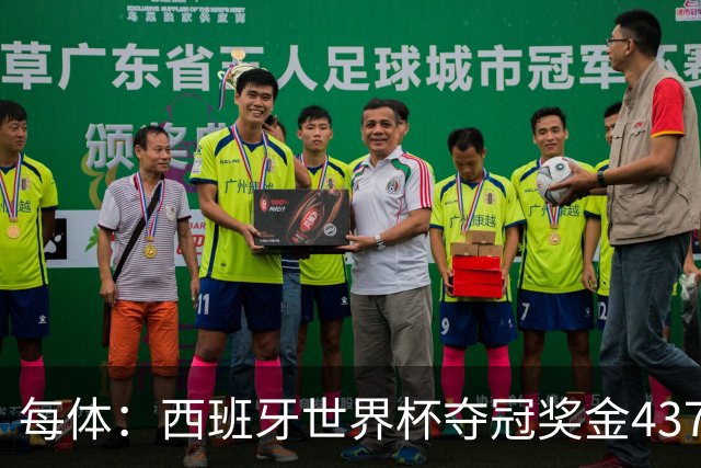 每体：西班牙世界杯夺冠奖金4370万欧元